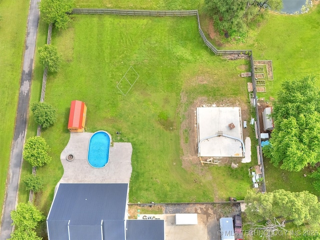 23814 E 91st St S, Broken Arrow, OK 74014 - aerial view of a pool