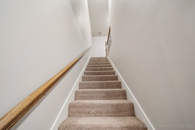7734 S Indian Ave, Tulsa, OK 74132 - staircase with carpet