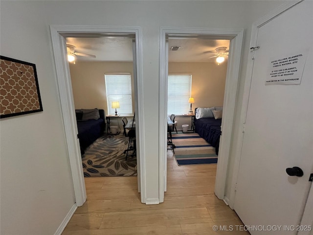 1700 S Cypress Ave, Broken Arrow, OK 74012 - corridor with light wood finished floors and baseboards