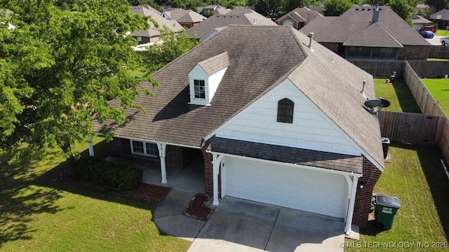 15310 E 89th Pl, Owasso, OK 74055 - aerial view of property and surrounding area
