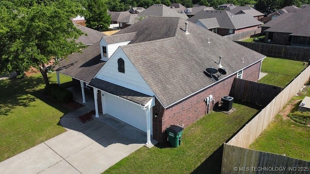 15310 E 89th Pl, Owasso, OK 74055 - aerial view of residential area