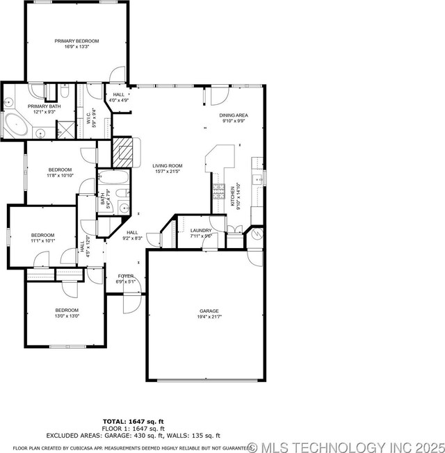 15310 E 89th Pl, Owasso, OK 74055 - room layout