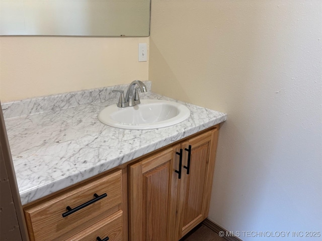 305 N 10th St, Hartshorne, OK 74547 - bathroom featuring vanity
