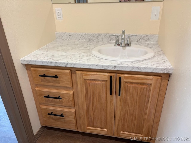 305 N 10th St, Hartshorne, OK 74547 - bathroom featuring vanity