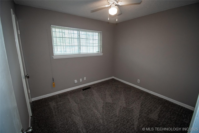 11612 E 28th St, Tulsa, OK 74129 - carpeted empty room with ceiling fan and baseboards
