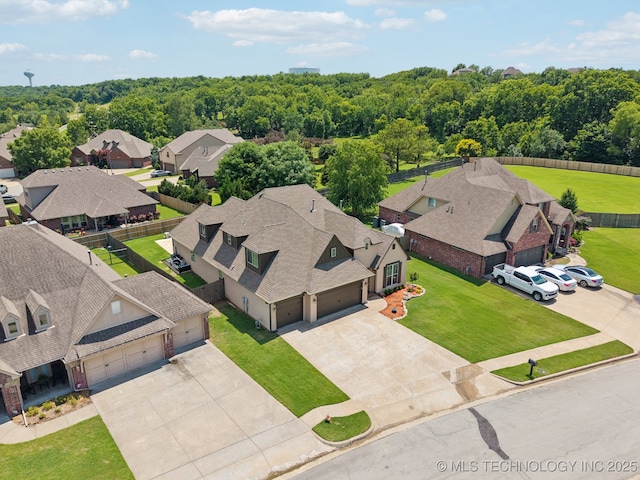 16210 E 49th St, Tulsa, OK 74134 - aerial view of residential area