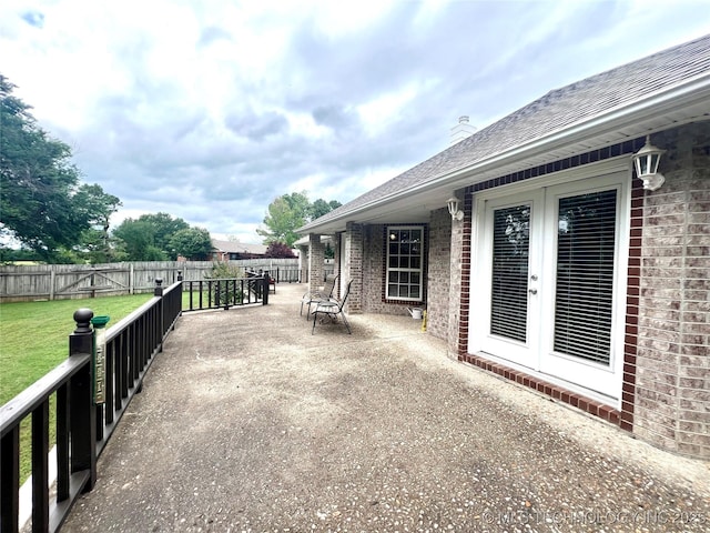 1403 NW Mimosa Cir, Stigler, OK 74462 - view of patio