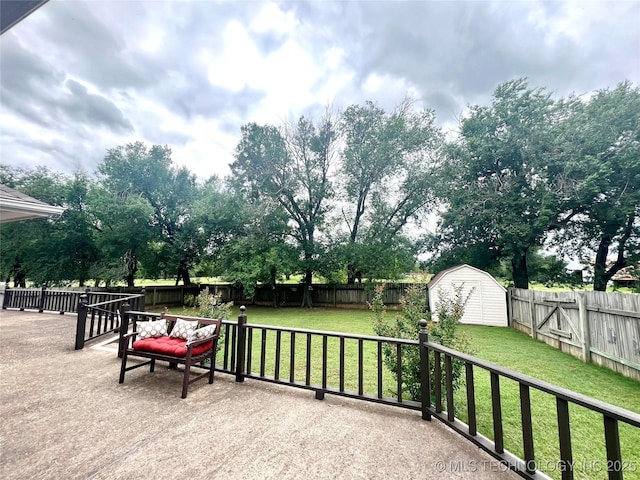 1403 NW Mimosa Cir, Stigler, OK 74462 - view of patio / terrace