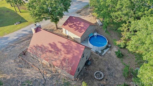 750 Spavinaw Hudson Pt, Spavinaw, OK 74366 - view from above of property