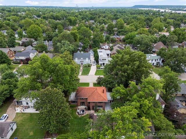 237 Hazel Blvd, Tulsa, OK 74114 - aerial perspective of suburban area