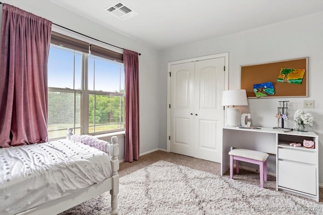 14355 N Trenton Ave, Skiatook, OK 74070 - carpeted bedroom featuring baseboards and a closet