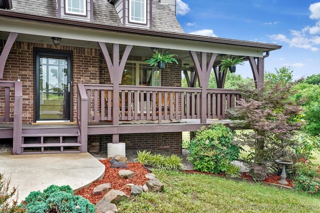 14355 N Trenton Ave, Skiatook, OK 74070 - view of porch