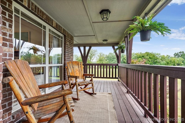14355 N Trenton Ave, Skiatook, OK 74070 - view of wooden deck