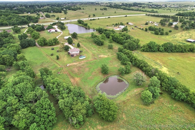 14355 N Trenton Ave, Skiatook, OK 74070 - view of property location featuring a large body of water and rural landscape