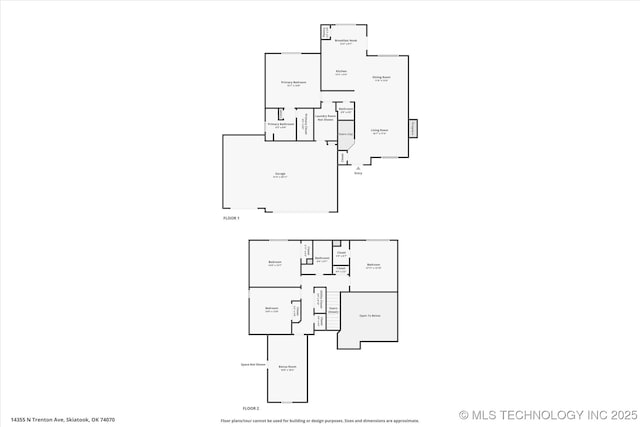 14355 N Trenton Ave, Skiatook, OK 74070 - view of room layout