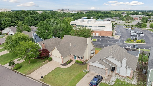 9227 S 95th E Ave, Tulsa, OK 74133 - bird's eye view