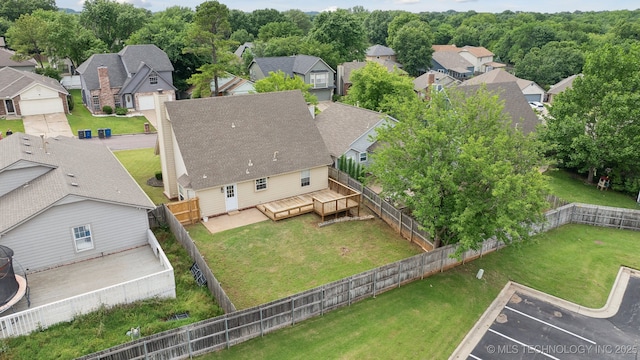 9227 S 95th E Ave, Tulsa, OK 74133 - aerial view of residential area