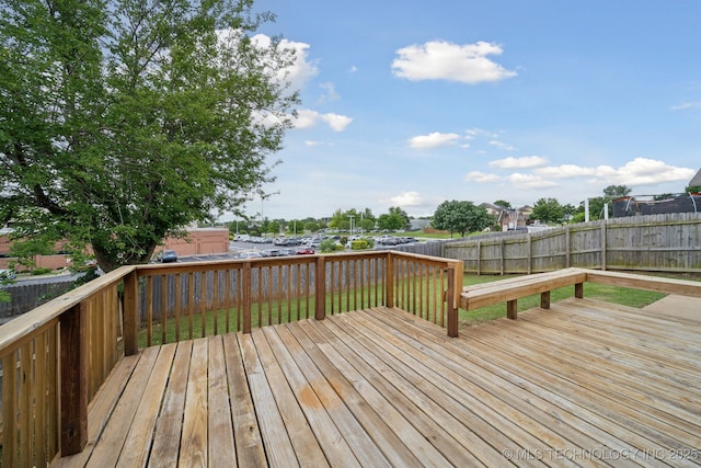 9227 S 95th E Ave, Tulsa, OK 74133 - view of wooden deck