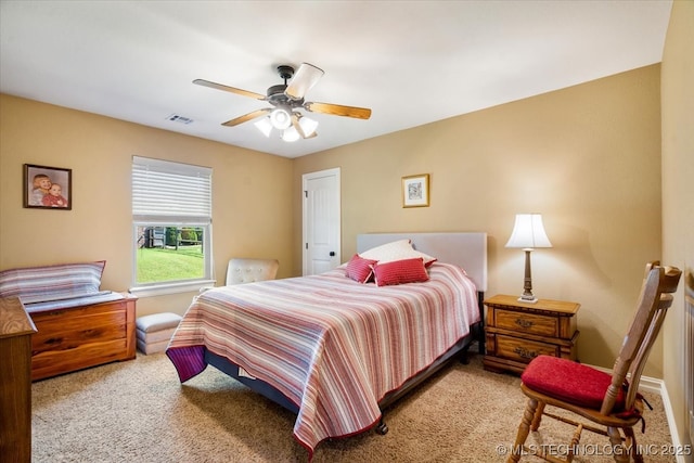 15065 N 148th Ave E, Collinsville, OK 74021 - carpeted bedroom with ceiling fan and baseboards