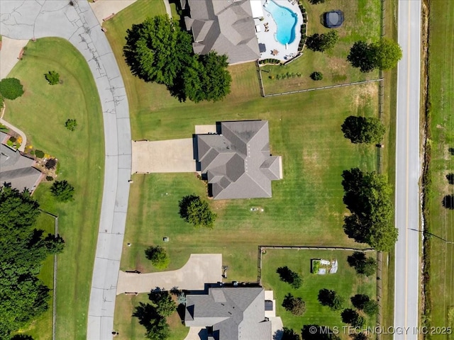 15065 N 148th Ave E, Collinsville, OK 74021 - drone / aerial view of a pool
