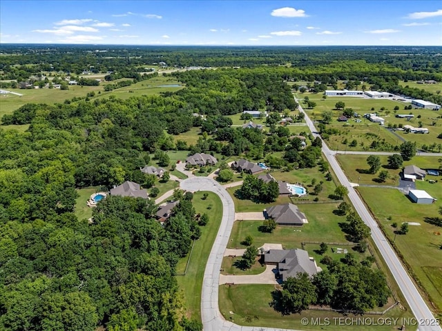 15065 N 148th Ave E, Collinsville, OK 74021 - aerial view of a forest