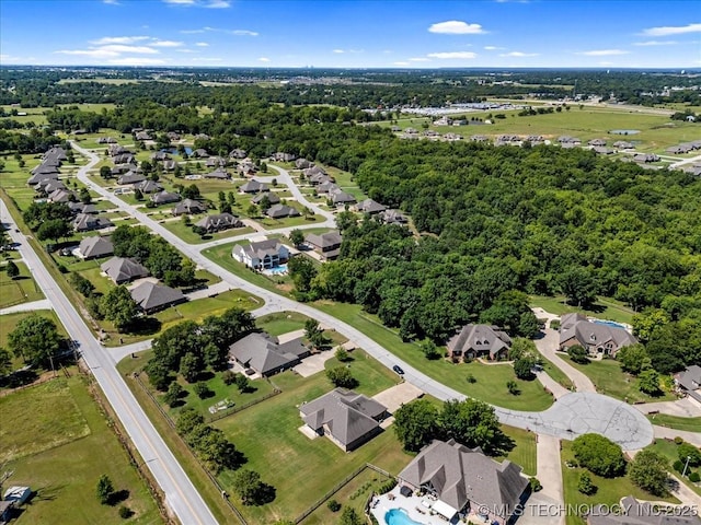 15065 N 148th Ave E, Collinsville, OK 74021 - aerial view of residential area