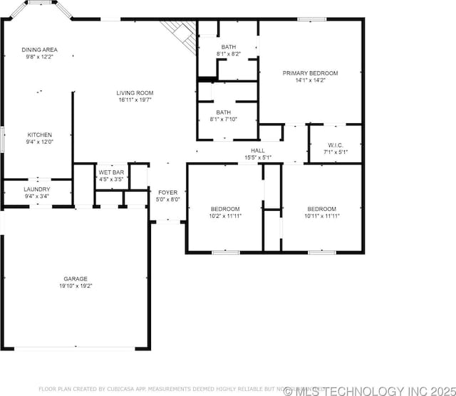 2630 W Boston Pl, Broken Arrow, OK 74012 - floor plan / room layout