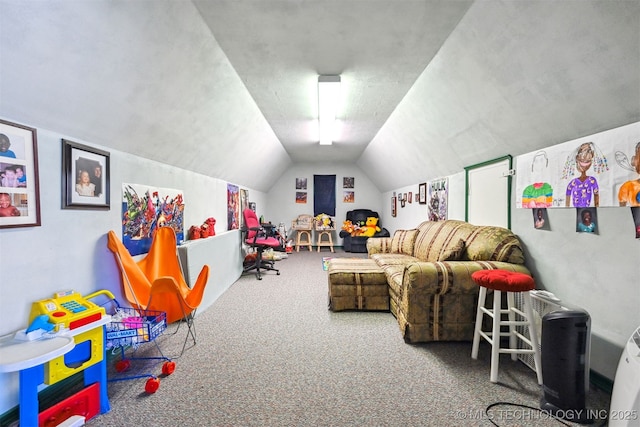 11715 S 93rd E Ave, Bixby, OK 74008 - game room with carpet and lofted ceiling