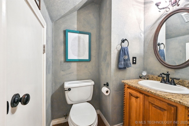 11715 S 93rd E Ave, Bixby, OK 74008 - bathroom with vanity and lofted ceiling
