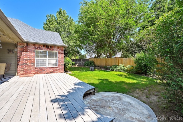 11715 S 93rd E Ave, Bixby, OK 74008 - wooden deck with a fenced backyard