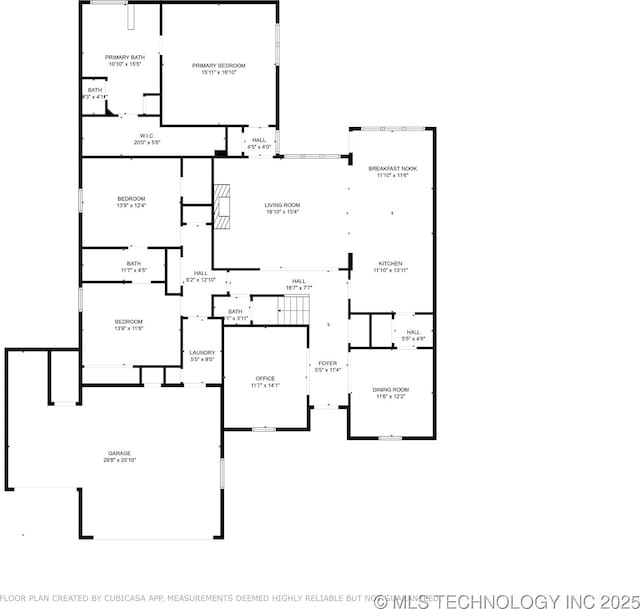 11715 S 93rd E Ave, Bixby, OK 74008 - view of home floor plan