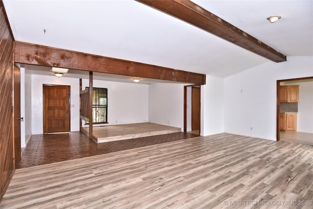 134 Spunky Creek Dr, Catoosa, OK 74015 - unfurnished living room featuring light wood-style flooring and baseboards