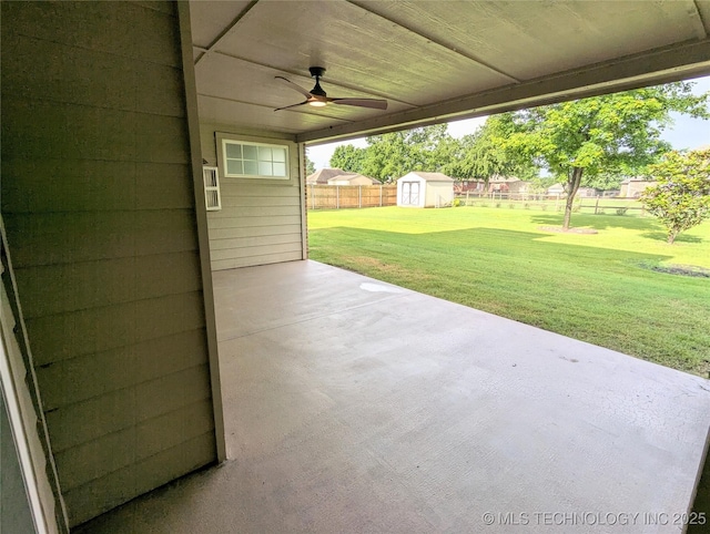 7870 N 163rd E Ct, Owasso, OK 74055 - view of patio / terrace featuring ceiling fan