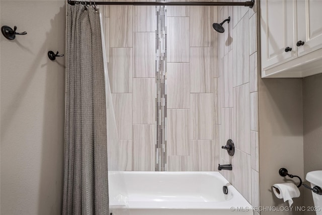 12934 S 2nd St, Jenks, OK 74037 - full bathroom featuring shower / bath combo with shower curtain and toilet