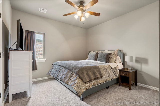 12934 S 2nd St, Jenks, OK 74037 - carpeted bedroom featuring baseboards and a ceiling fan