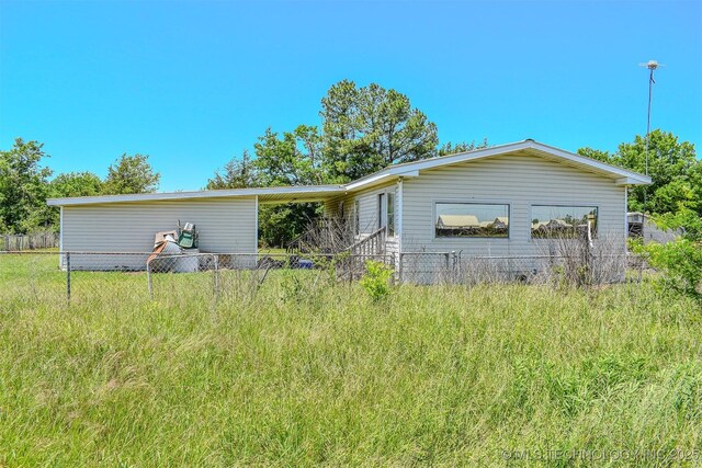 919 N 4210th Rd, Hugo, OK 74743 - view of manufactured / mobile home
