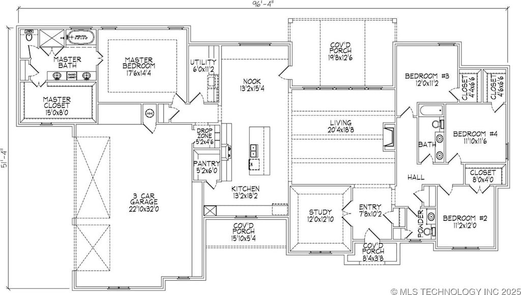 8508 E 109th St, Owasso, OK 74055 - floor plan / room layout