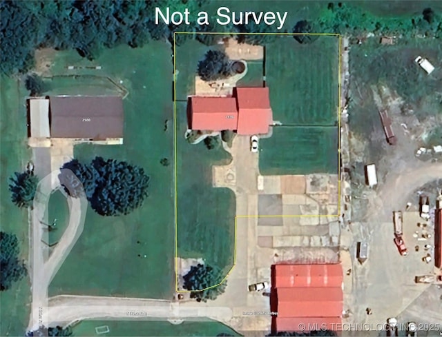 2430 S 31st St E, Muskogee, OK 74403 - map / location featuring property parcel outlined