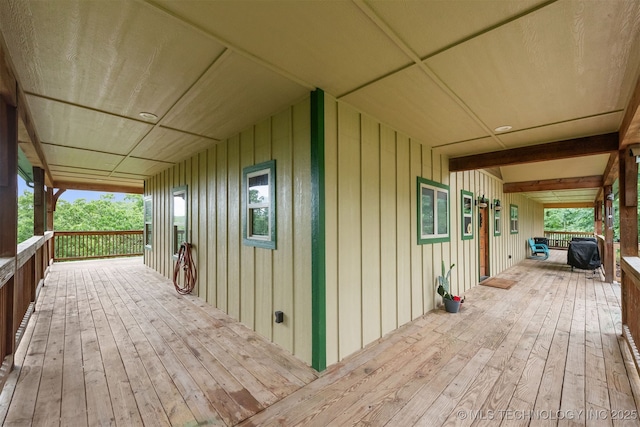 5687 Lake Jackson Rd, Mounds, OK 74047 - view of wooden deck