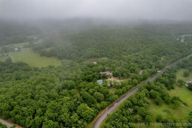 5687 Lake Jackson Rd, Mounds, OK 74047 - drone / aerial view of a forest
