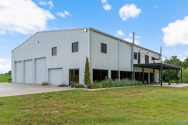 14382 Adams Rd, Mounds, OK 74047 - view of building exterior featuring a detached garage