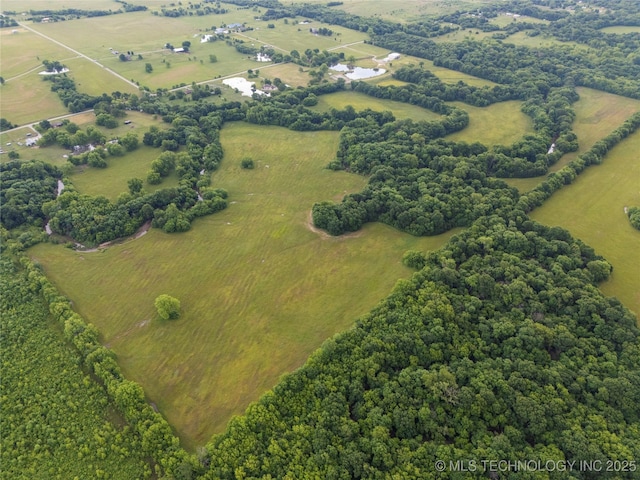 14382 Adams Rd, Mounds, OK 74047 - aerial view of sparsely populated area