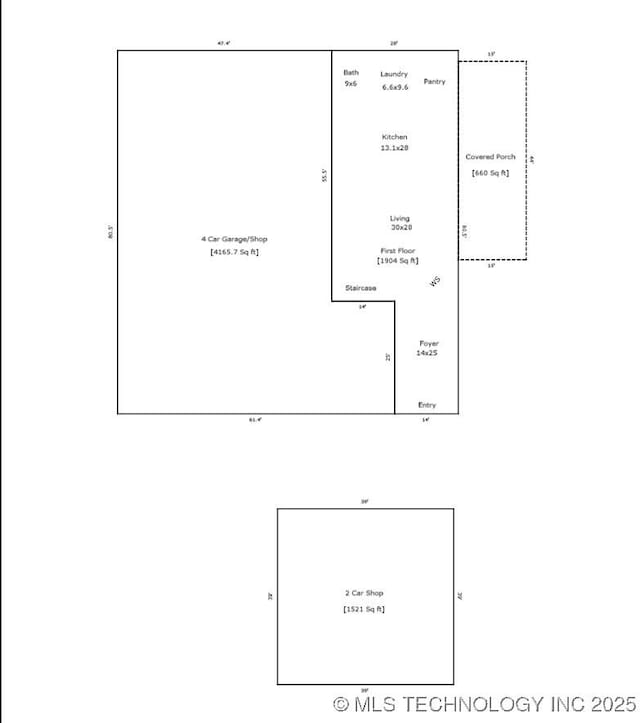14382 Adams Rd, Mounds, OK 74047 - view of room layout