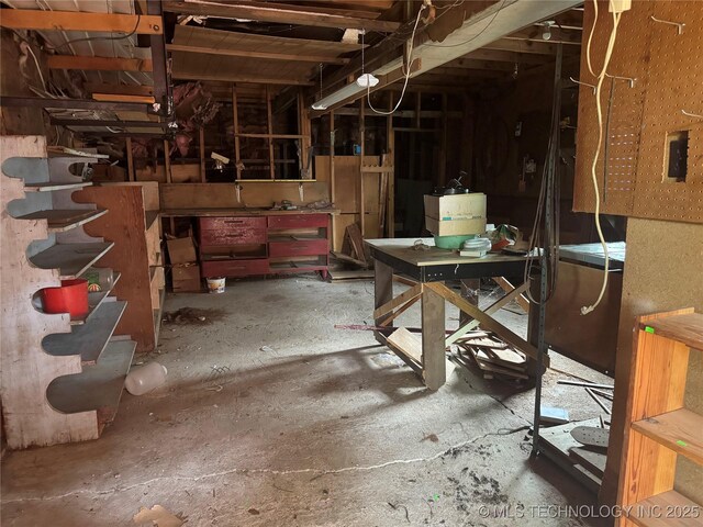 1524 W Maple St W, Durant, OK 74701 - view of basement