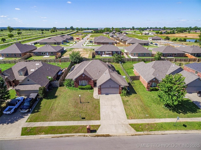 10473 E 143rd Ct N, Collinsville, OK 74021 - aerial perspective of suburban area
