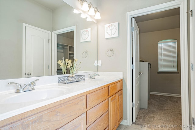 10473 E 143rd Ct N, Collinsville, OK 74021 - full bath with double vanity and baseboards