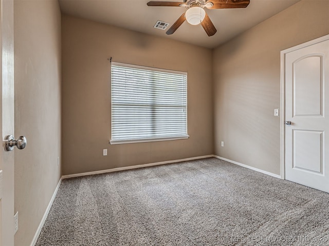 4610 E 142nd St S, Bixby, OK 74008 - carpeted empty room featuring a ceiling fan and baseboards