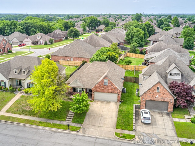 4610 E 142nd St S, Bixby, OK 74008 - aerial view of residential area