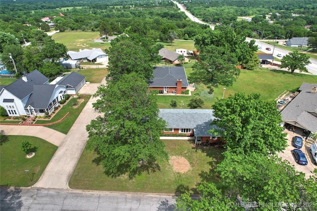 911 S Boyd Pl, Sapulpa, OK 74066 - aerial perspective of suburban area