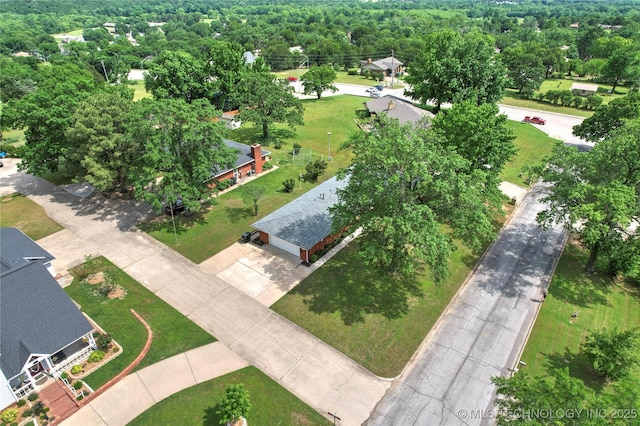 911 S Boyd Pl, Sapulpa, OK 74066 - bird's eye view of a forest